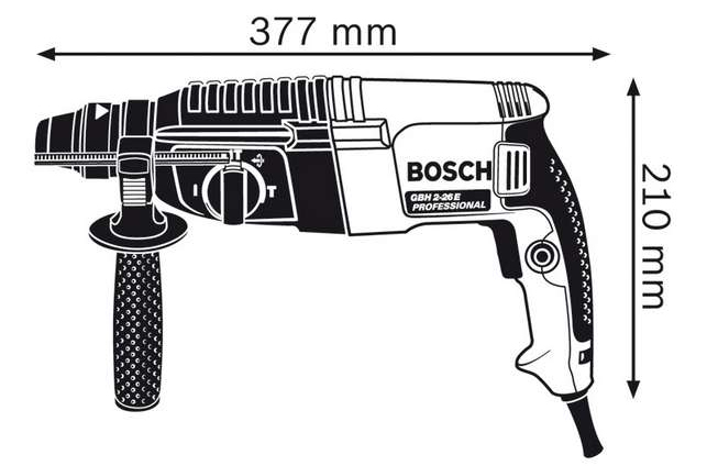 Máy khoan búa Bosch GBH 2-26E