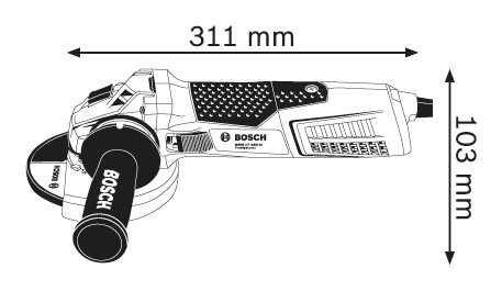 Máy mài góc Bosch GWS 17-150 CI