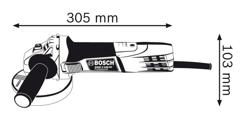 Máy mài góc Bosch GWS 7-100 ET