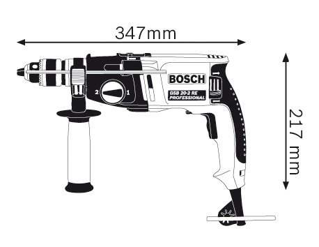 Máy khoan động lực Bosch GSB 20-2 RE 
