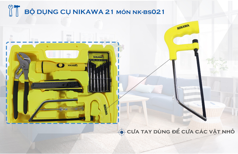 Bộ dụng cụ 21 món Nikawa NK-BS021