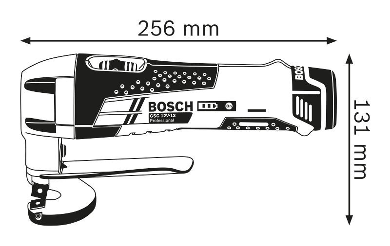 Máy cắt tôn dùng Pin GSC 12V-13 