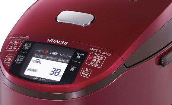 Bảng điều khiển nồi cơm điện Hitachi RZ-KV180YS dễ sử dụng