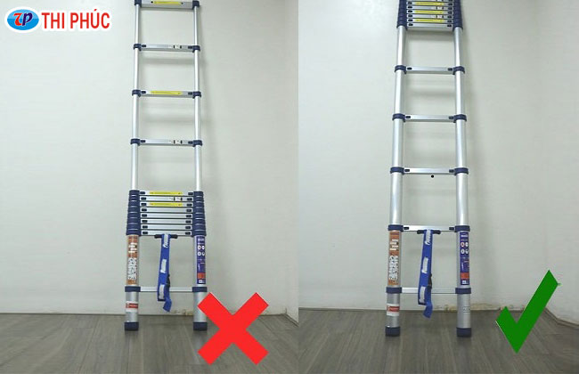 Cách sử dụng thang nhôm đúng cách để thang được bền lâu hơn